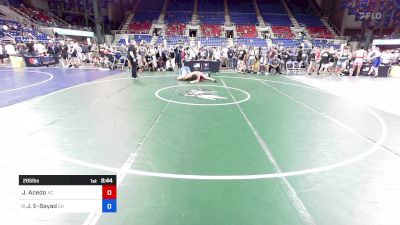 285 lbs Rnd Of 128 - Jacob Acedo, AZ vs Justice El-Sayad, CA