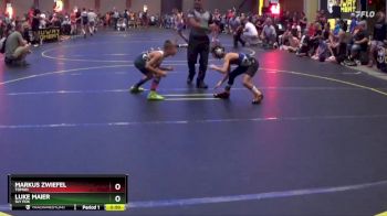 64 lbs Champ. Round 1 - Markus Zwiefel, Tomah vs Luke Maier, Sly Fox