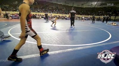 58 lbs Consi Of 8 #2 - Lawson Mortimer, Lions Wrestling Academy vs Charles Fox II, CacheWrestlingClub