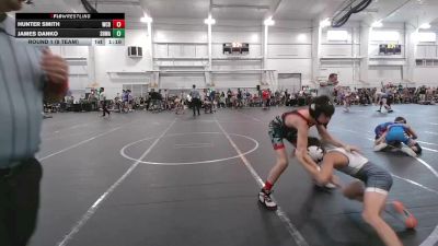 92 lbs Round 1 (8 Team) - Hunter Smith, Wrecking Crew Black vs James Danko, SHWA