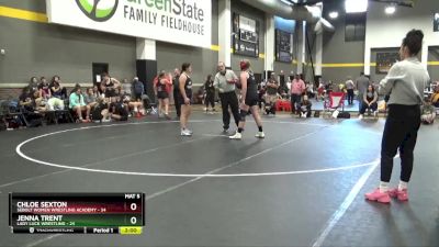 190 lbs Round 5 (16 Team) - Jenna Trent, Lady Luck Wrestling vs Chloe Sexton, Sebolt Women Wrestling Academy