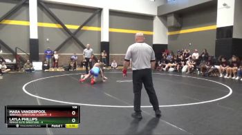 106 lbs Round 4 (16 Team) - Layla Phillips, Female Elite Wrestling vs Mara Vanderpool, Nebraska Wrestling Academy
