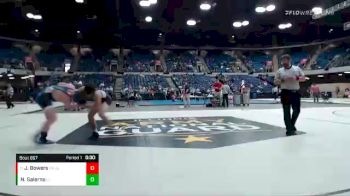 132 lbs Cons. Round 3 - Jason Bowers, Dakota vs Nicholas Salerno, Lake Zurich