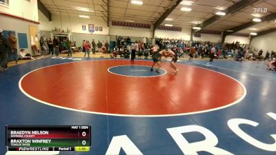 144A Cons. Round 2 - Braxton Winfrey, Tongue River vs Braedyn Nelson, Natrona County