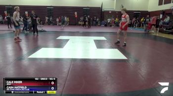 16U-6 lbs Round 2 - Cale Mixer, QWB vs Cash Hatfield, Big Game Wrestling Club