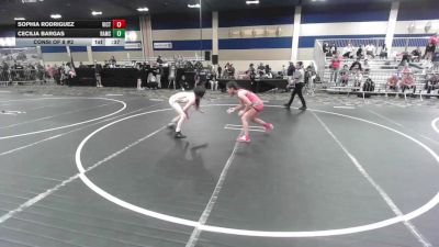 101 lbs Consi Of 8 #2 - Sophia Rodriguez, Victory Wrestling-Central WA vs Cecilia Bargas, Rams WC