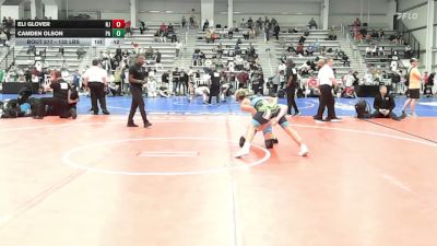 132 lbs Consi Of 4 - Eli Glover, NJ vs Camden Olson, PA