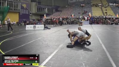 184 lbs Placement (4 Team) - Bryce Milster, Oklahoma City vs Kaden Street, Morningside (Iowa)