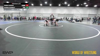 110 lbs Rr Rnd 5 - Owen Oleson, Wyoming Underground vs Hawke Garrett, POWA 12U