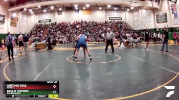 195 lbs Champ. Round 1 - Keelai Hiscock, Nuview Bridge vs Antonio Diaz, Tustin