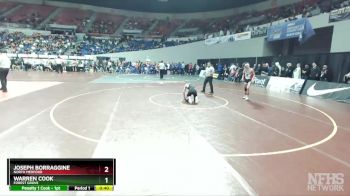 6A-120 lbs Cons. Round 5 - Joseph Borraggine, North Medford vs Warren Cook, Forest Grove