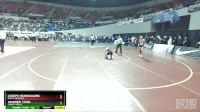 6A-120 lbs Cons. Round 5 - Joseph Borraggine, North Medford vs Warren Cook, Forest Grove