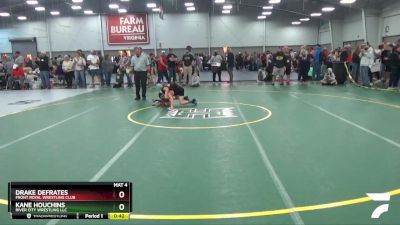 67 lbs Quarterfinal - Kane Houchins, River City Wrestling LLC vs Drake DeFrates, Front Royal Wrestling Club