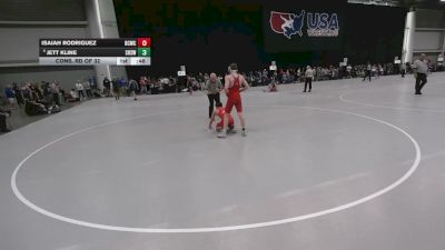 113 lbs Cons. Rd Of 32 - Isaiah Rodriguez, Bear Cave Wrestling Club vs Jett Kline, Stillwater High School Wrestling