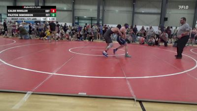 171 lbs Quarterfinal - Caleb Ringler, Buffalo Mills vs Paxton Simonson, Pittsburgh