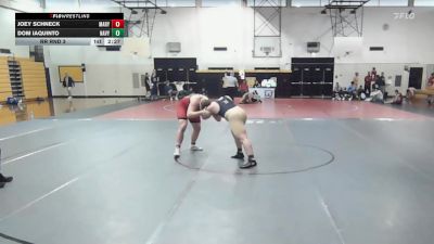 285Green lbs Rr Rnd 3 - Joey Schneck, Maryland vs Dom Iaquinto, Navy