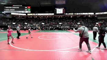 98 lbs Cons. Round 3 - Kara Angus, GOW1 vs Taelynn Camacho, PBW2