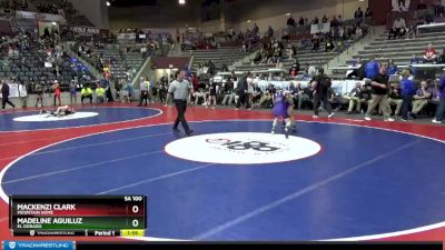 5A 100 lbs Cons. Semi - Madeline Aguiluz, El Dorado vs Mackenzi Clark, Mountain Home