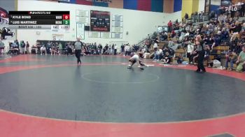 120 lbs 1st Place Match - Kyle Bond, Warrenton vs Luis Martinez, McNary
