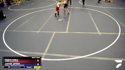 140 lbs Round 1 - Pierce Hable, Albert Lea USA Club vs Carter Jensen, Pursuit Wrestling Minnesota