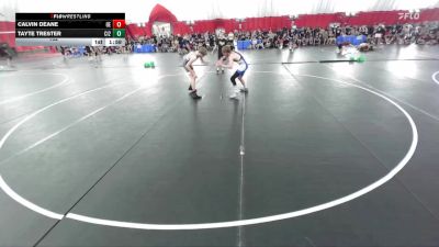 132 lbs Placement (16 Team) - Calvin Deane, Oswego East vs Tayte Trester, Cambridge-Isanti White