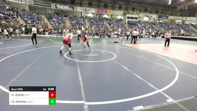 145 lbs Consi Of 8 #1 - Holden Gallob, North Fork vs Gabriel Galindo, Tnwc