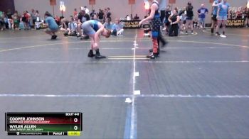 74 lbs Round 3 - Cooper Johnson, Hurricane Wrestling Academy vs Wyler Allen, Lions Wrestling Academy