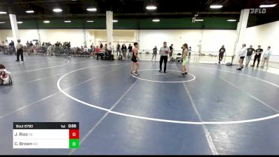 90 lbs Consolation - Jorge Rios, CA vs Corey Brown, MD