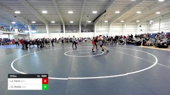 220 lbs Round Of 32 - Josiah Cora, Brockton vs Danyel Ayala, Norton