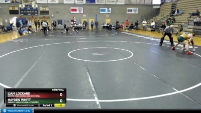 152 lbs Semifinal - Liam Lockard, South Anchorage High School vs Hayden Whitt, Service High School Cougars