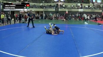 65 lbs Round 4 - Della Thomas, Levici Prep vs Evelyn Duval, Bison Wrestling Club