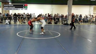 144 lbs Round Of 128 - Julian Macias, AZ vs Joseph Toscano, CA