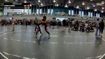 175 lbs Round 2 (4 Team) - Jaiden Aleman, KONG HS vs Earl Hix, Pitbull WC