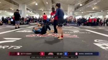 Betty Huang vs Maral Mansoubi 2024 ADCC Toronto Open