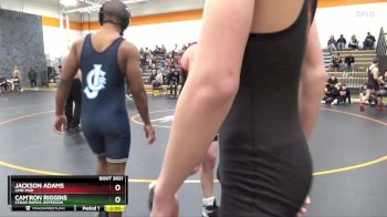 138 lbs Quarterfinal - Cam`ron Riggins, Cedar Rapids Jefferson vs Jackson Adams, Linn-Mar