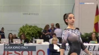 Elisa Iorio Italy - Floor, Junior - 2018 City of Jesolo Trophy
