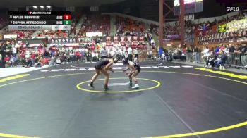 110 lbs Cons. Round 3 - Mylee Renville, Augusta HS vs Sophia Arredondo, Holton Hs