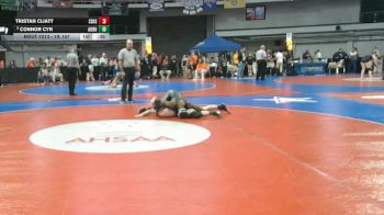 7A 157 lbs Cons. Round 3 - Connor Cyr, Auburn vs Tristan Cliatt, Smiths Station Hs