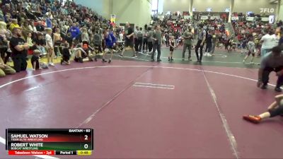 60 lbs Cons. Round 5 - Robert White, Bobcat Wrestling vs Samuel Watson, Tiger Elite Wrestling