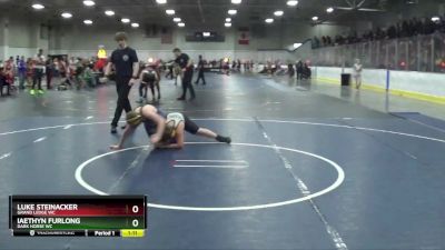 126 lbs Cons. Round 1 - Iaethyn Furlong, Dark Horse WC vs Luke Steinacker, Grand Ledge WC