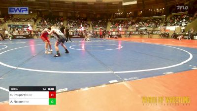 67 lbs Consi Of 8 #1 - Brooks Poupard, Dundee Wrestling vs Arthur Nelson, PINnacle