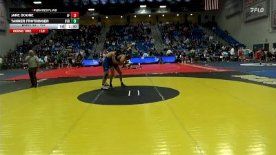 157 lbs Champ. Round 2 - Tanner Frothinger, Brunson UVRTC vs Jake Doone, Air Force