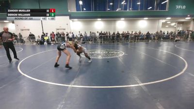 120 lbs Round Of 128 - Zander Mueller, SC vs Derion Williams, OH