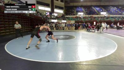 144 lbs Consi Of 8 #1 - Reid Whitesell, Rock Hill vs Mark Evans, Hillcrest