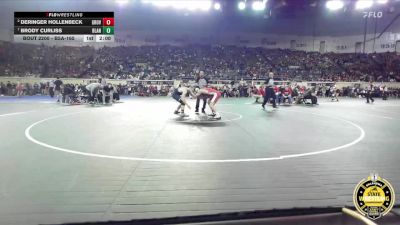 B5A-165 lbs Quarterfinal - Brody Curliss, Blanchard vs Deringer Hollenbeck, Grove