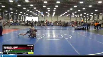 92 lbs Round 3 (6 Team) - Luke Lilley, PA White vs Guardian Miller, East Coast Elite