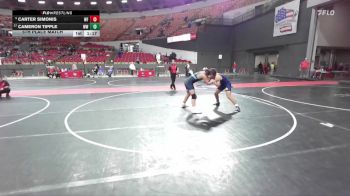 175 lbs 5th Place Match - Cameron Tipple, Wausau West vs Carter Simonis, Wrestling Factory