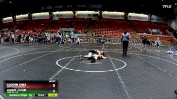 84 lbs Finals (2 Team) - Cooper Krise, Empyre WC Maroon vs Ayden Unger, Lake WC