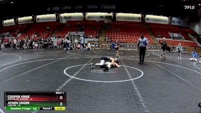 84 lbs Finals (2 Team) - Cooper Krise, Empyre WC Maroon vs Ayden Unger, Lake WC