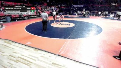 3A 126 lbs Champ. Round 1 - Michael Esteban, Chicago (Marist) vs Riddick Variano, Arlington Heights (Hersey)